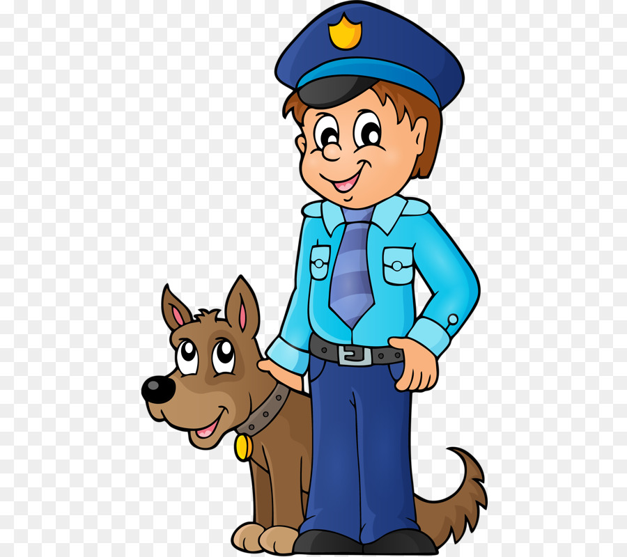policeman clipart dog