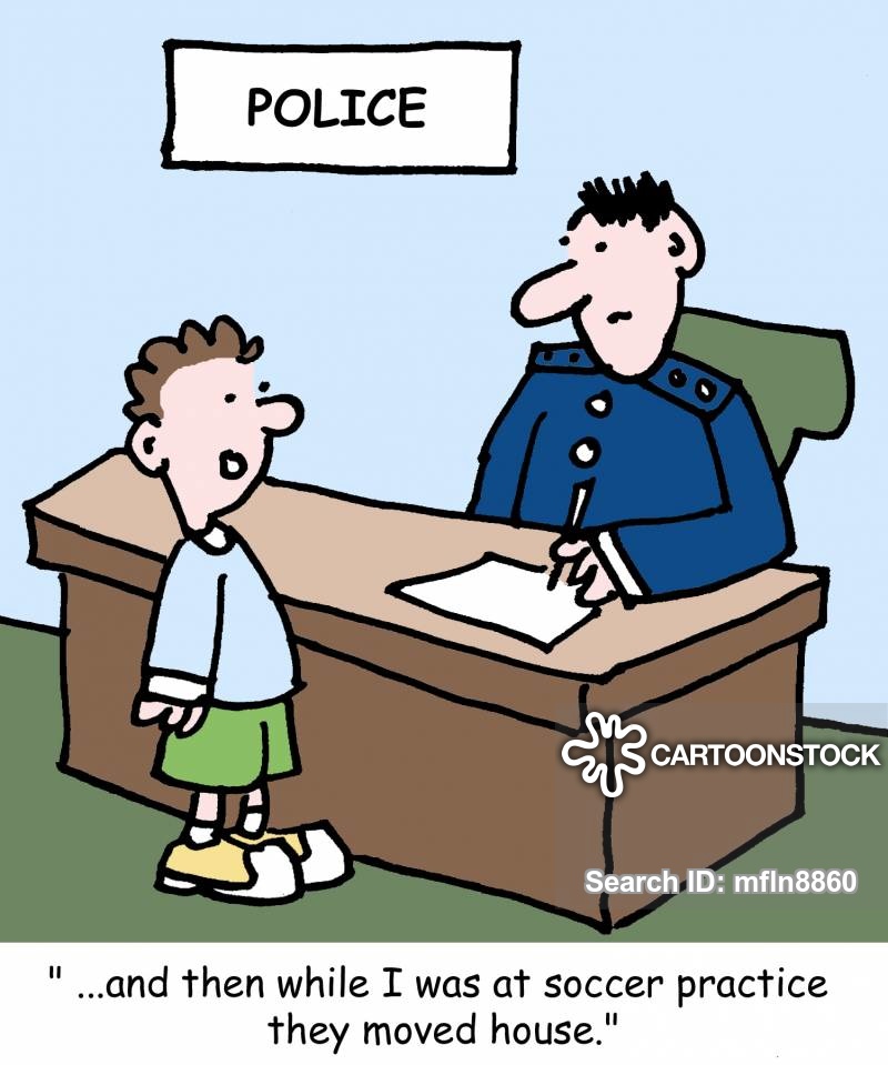 policeman clipart lost child