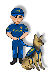 policeman clipart police dog
