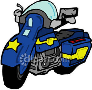 Policeman clipart police motorbike. Motorcycle royalty free picture