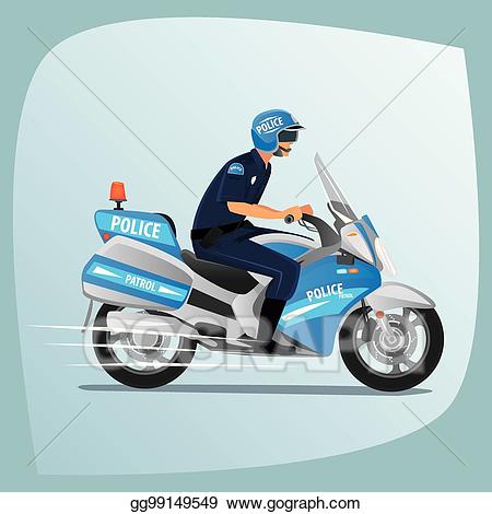 policeman clipart police motorbike