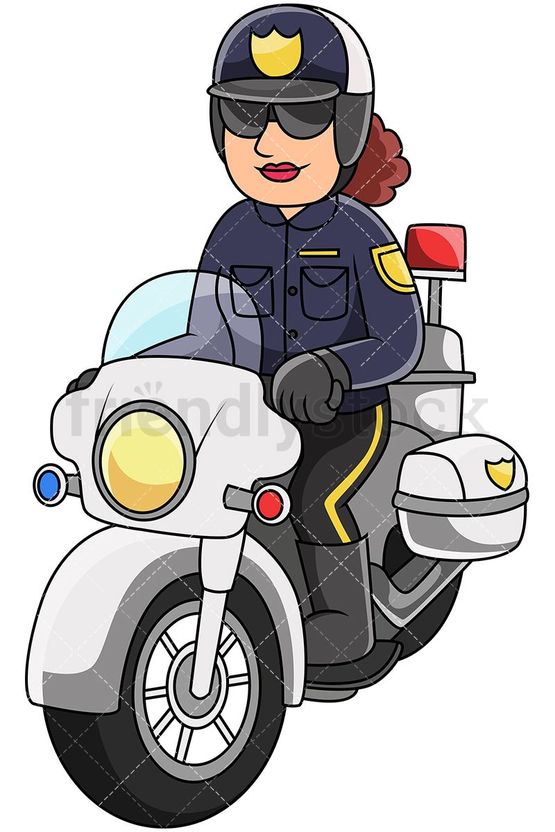 policeman clipart police motorcycle