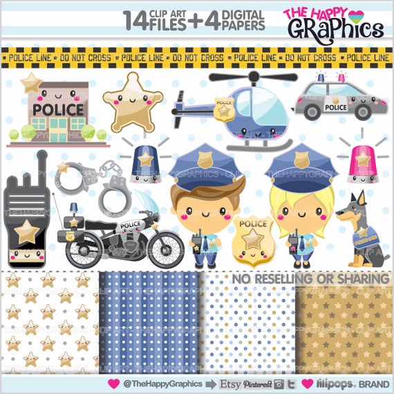 policeman clipart police party