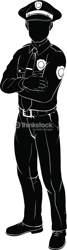 policeman clipart silhouette