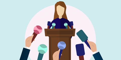 Politician clipart panelist. Panel moderators must askhermore