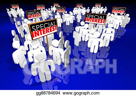 Politics clipart political action committee. Stock illustration special interest