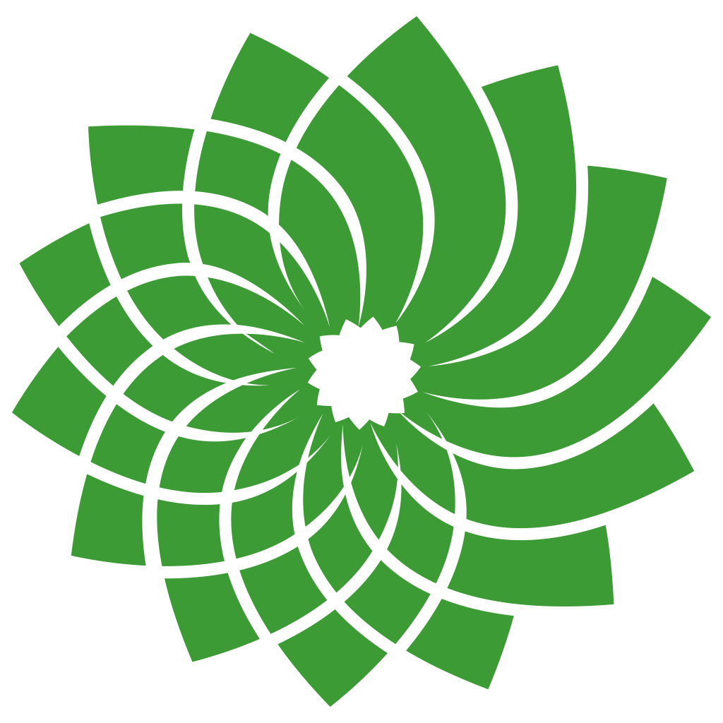 Green flower png. Party symbol choice image