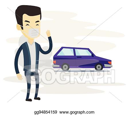 Eps vector air from. Pollution clipart car exhaust