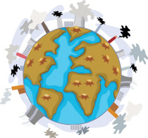 pollution clipart earth day