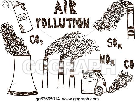 pollution clipart illustration