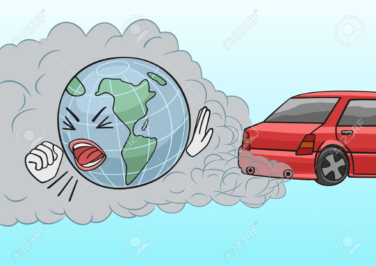 Stop Pollution Cartoon