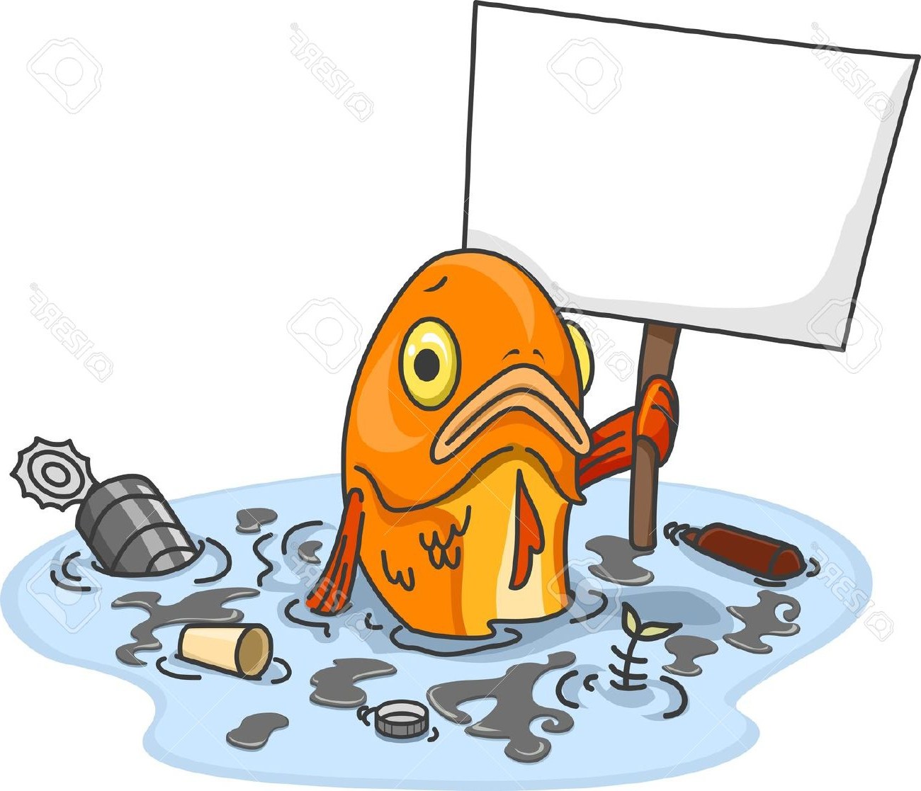 Images Of Cartoon Water Pollution Clipart