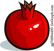 Pomegranate clipart cute. Clip art royalty free