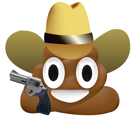 Feces pile of poo. Poop clipart cowboy