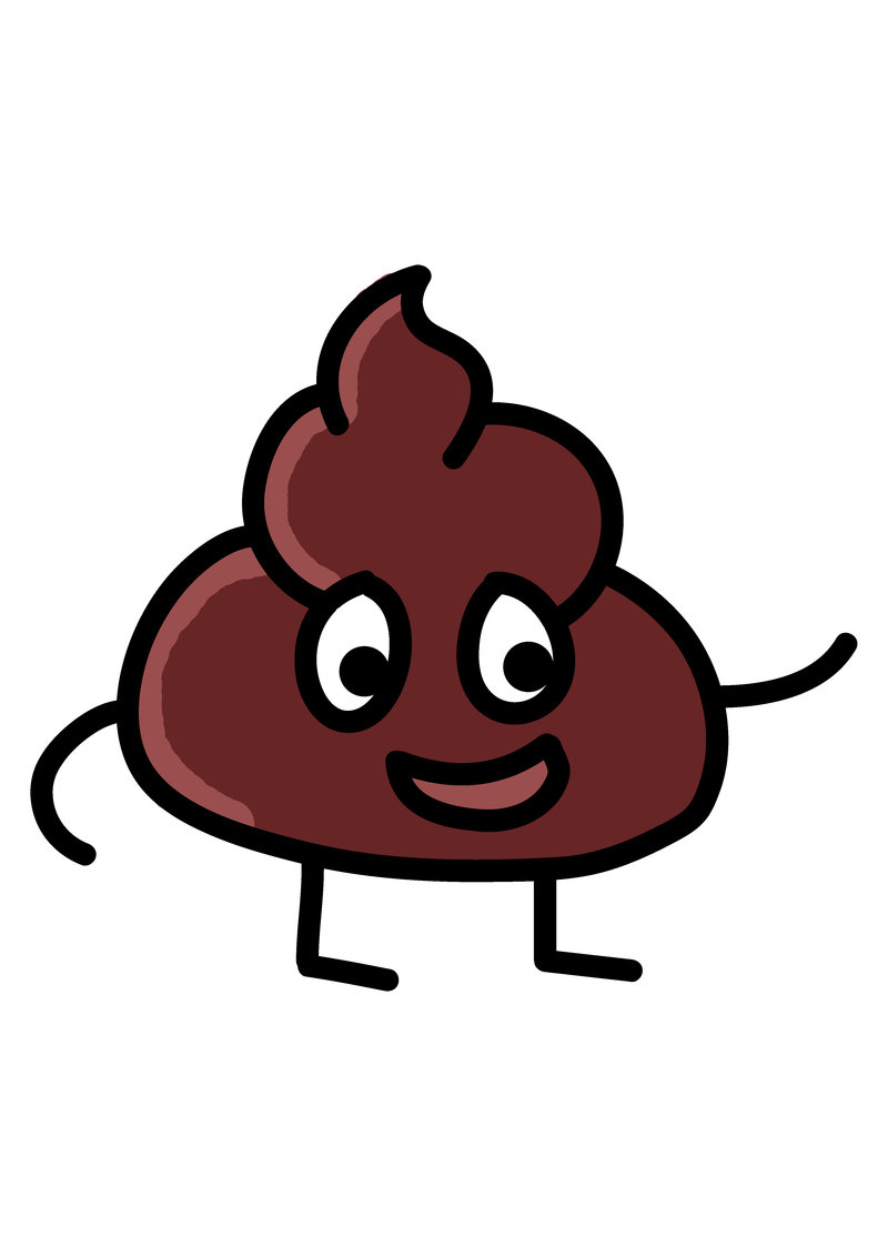 poop clipart drawing