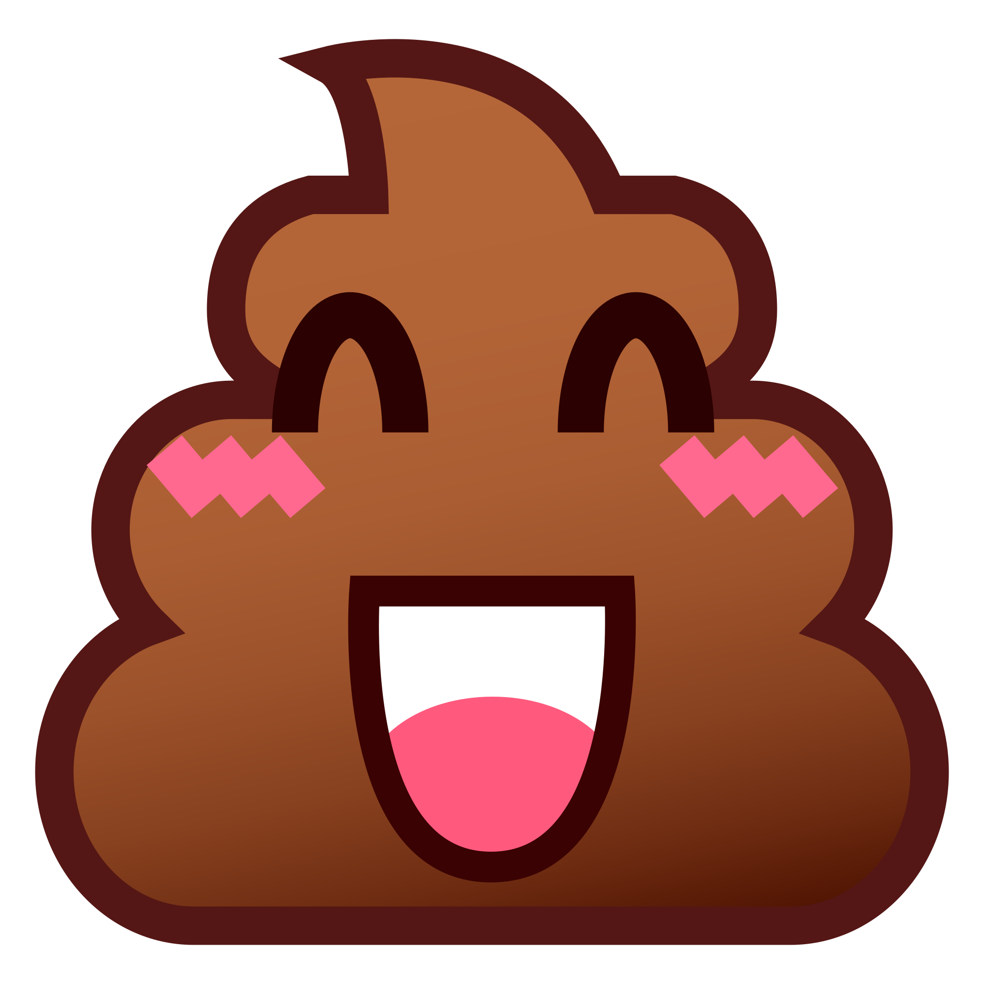 poop clipart mouth
