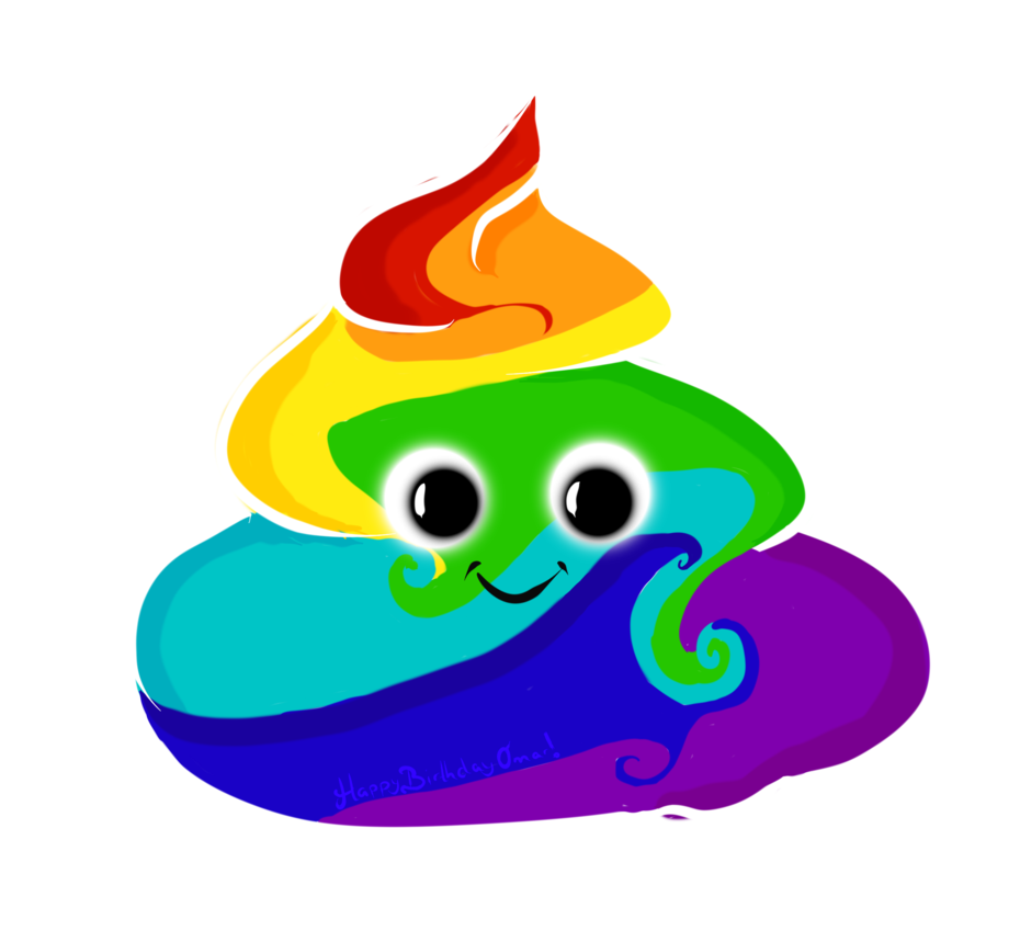 Poop clipart rainbow. By nevefinola on deviantart
