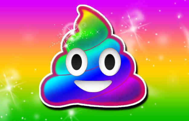 poop clipart rainbow
