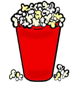 A clipart popcorn. Free 