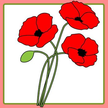 Poppy clipart anzac poppy. Memorial day lest we