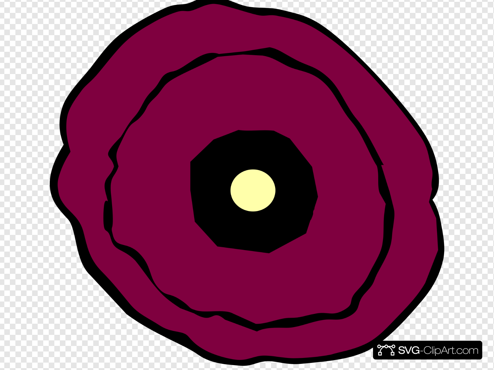 Poppy clipart svg. New layered clip art