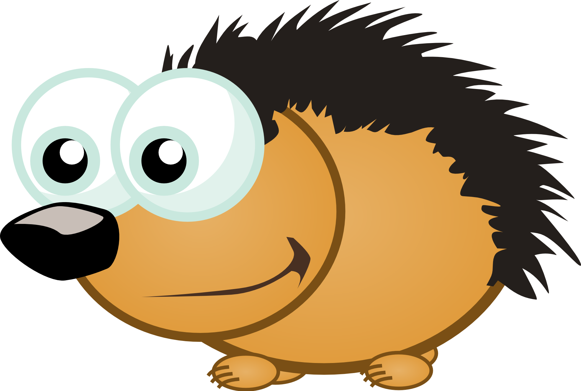 clipart baby porcupine
