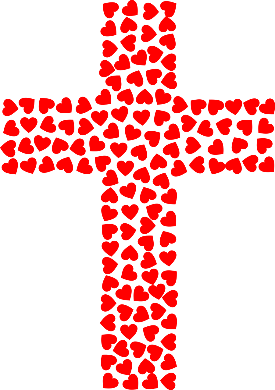 positive clipart cross shape