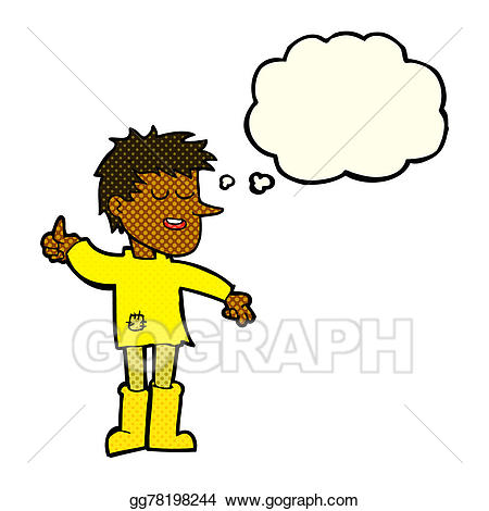 positive clipart happy thought