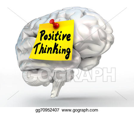positive clipart positive brain