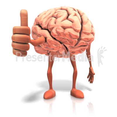 positive clipart positive brain