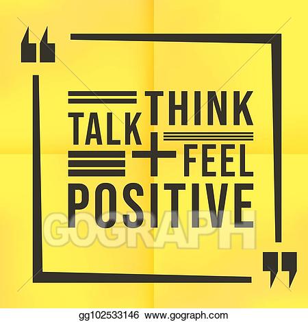 positive clipart positive talk