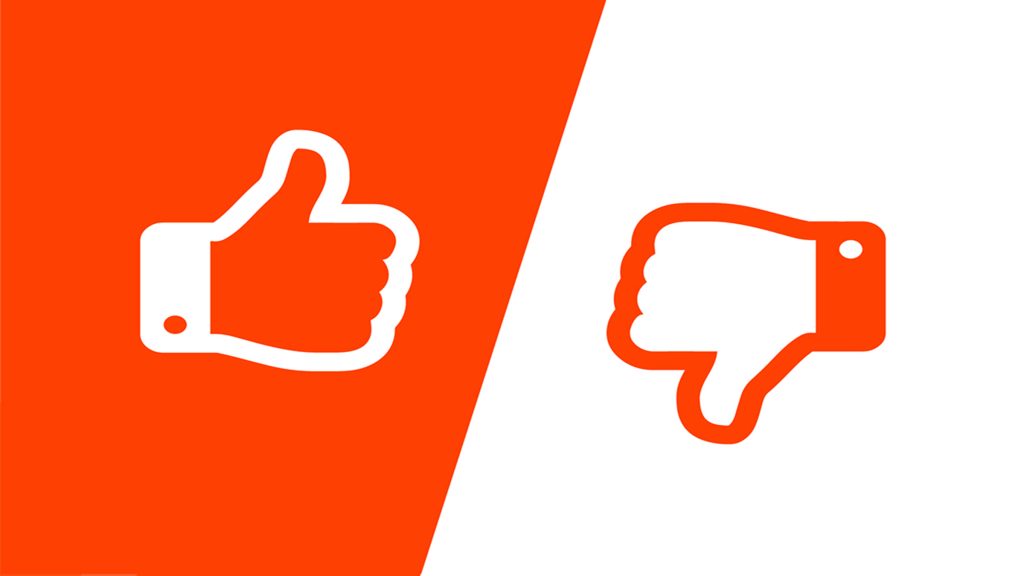Pros and cons icon. Positive clipart pro con