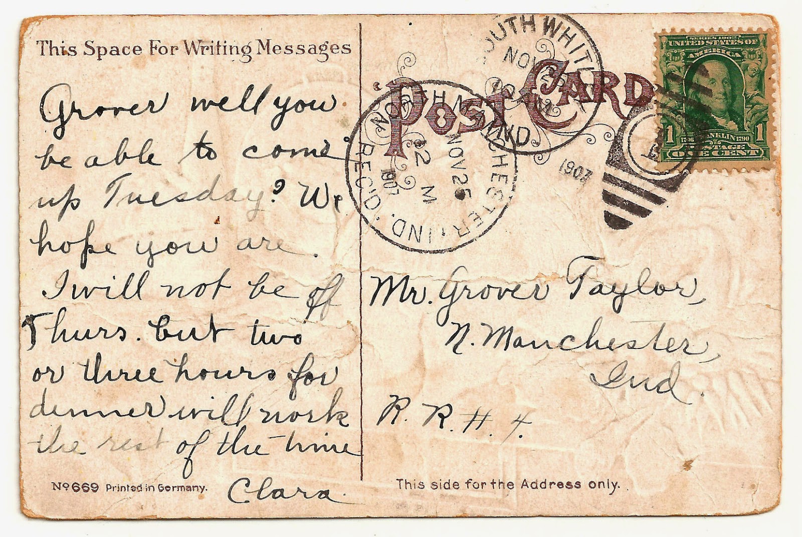 postcard clipart antique background