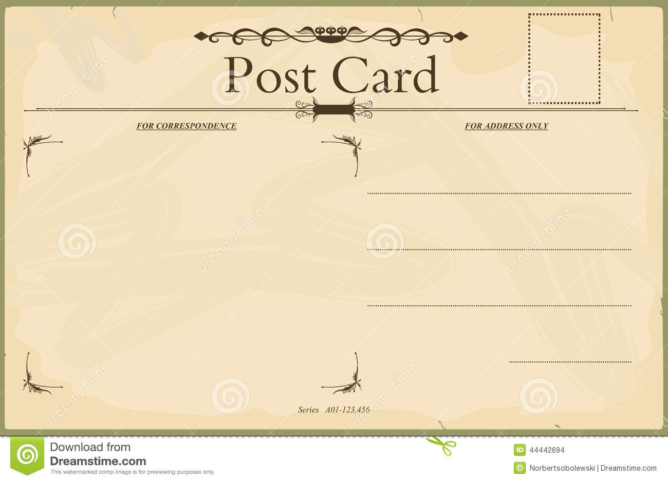 postcard clipart blank postcard