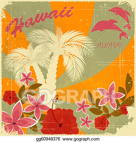 postcard clipart postcard hawaii