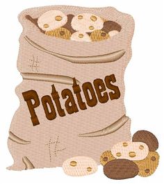potato clipart bag potato