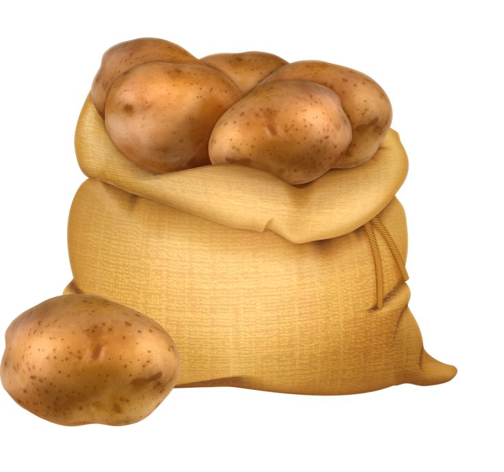 potato clipart bag potato