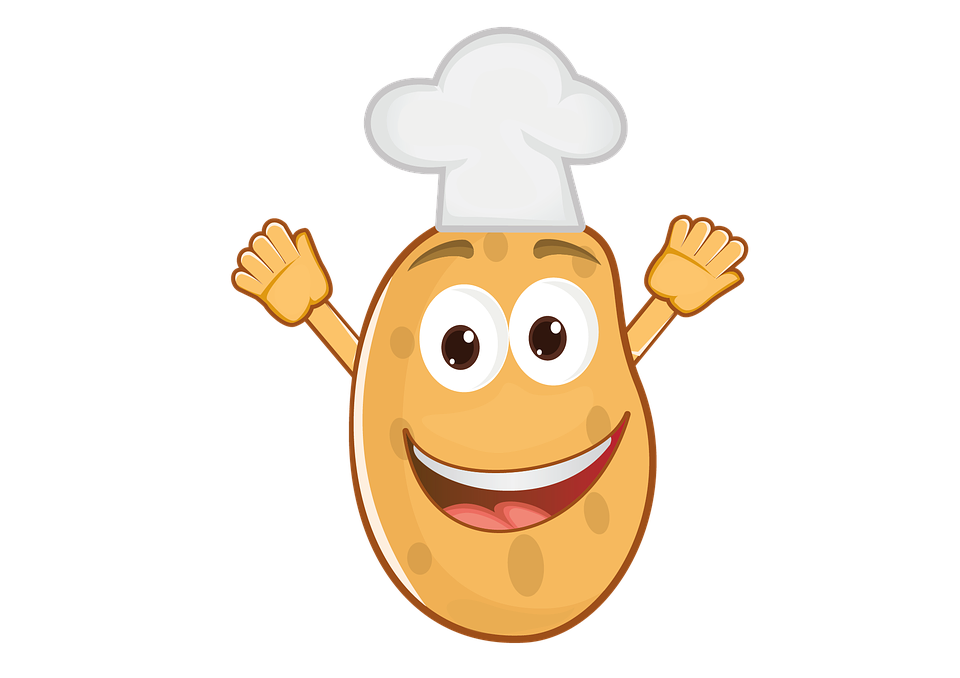 potato clipart chef