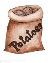 potato clipart pocket