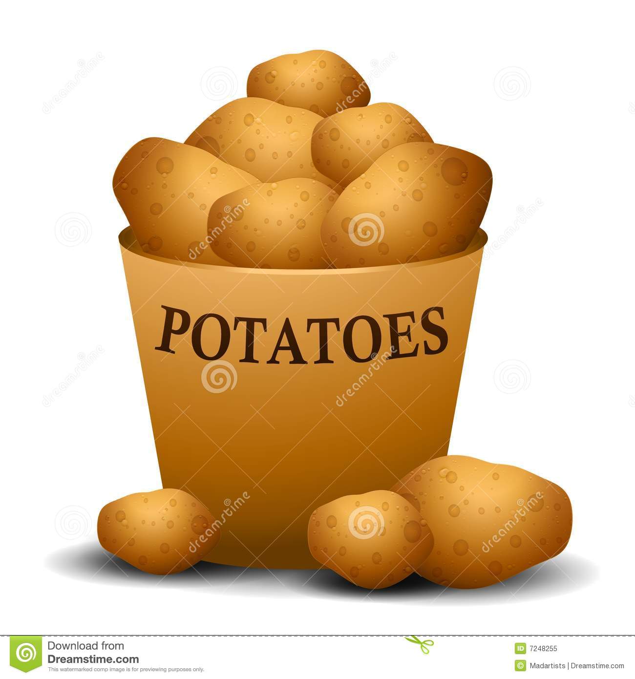 potato clipart potato field
