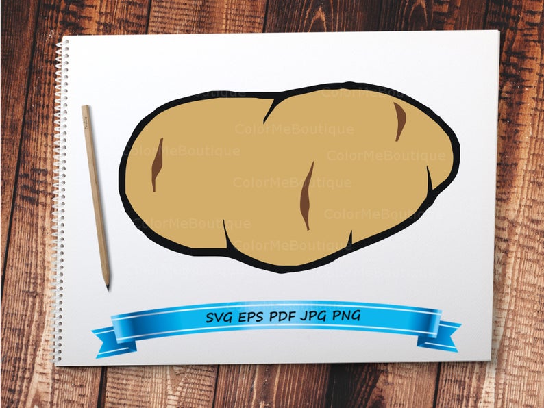 potato clipart single