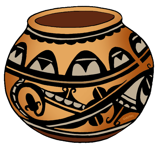 Pottery clipart. Native americans clip art
