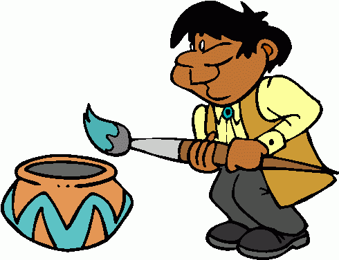 pottery clipart painting