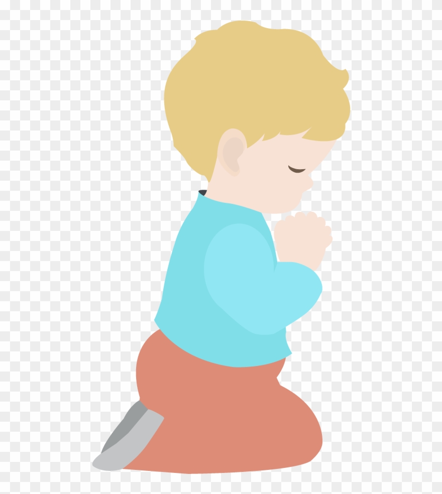 pray clipart child prayer