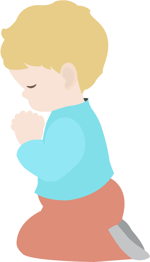 pray clipart child prayer