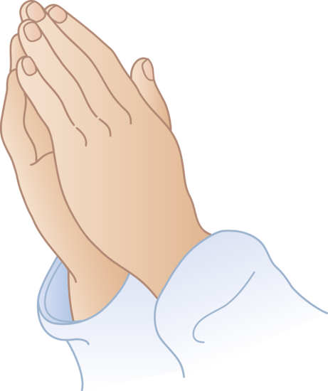 pray clipart prayer hand