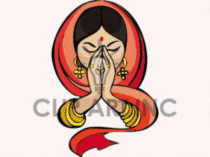 Pray clipart prayer indian. Woman praying royalty free