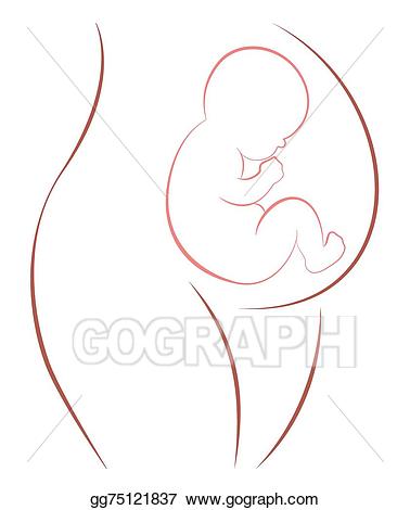 Eps vector mother baby. Pregnancy clipart