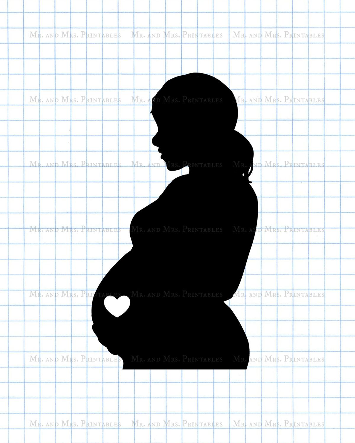 Pin on scrapbooking life. Pregnancy clipart black and white