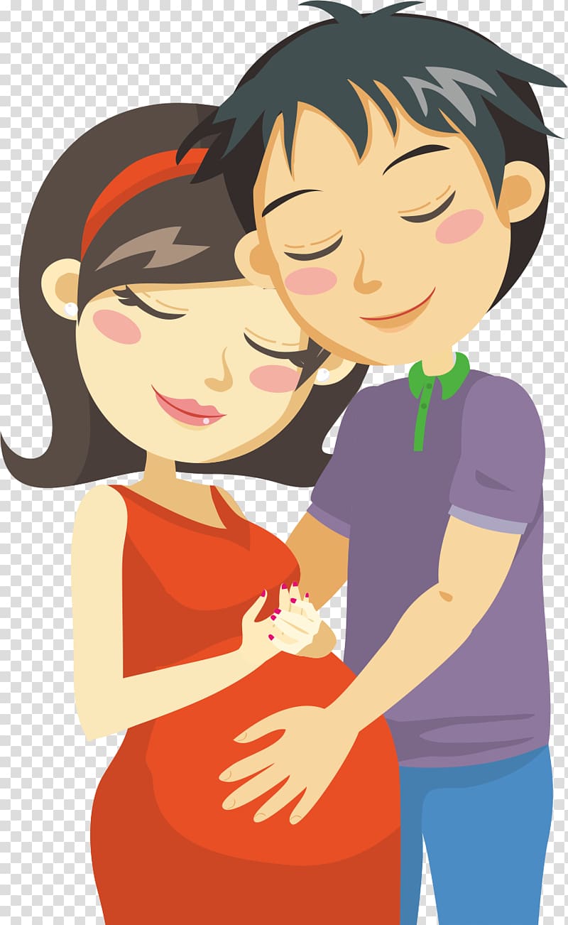 pregnancy clipart happy pregnant woman